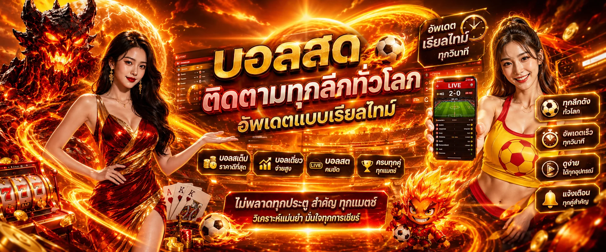 ผลบอลสดครบทุกลีก พรีเมียร์ลีก บุนเดสลีกา ที่ SIAM369